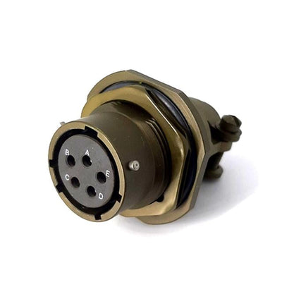 MSW07E14-5S-SR by Milspecwest, LLC - JAM NUT RECEPTACLE, WITH STRAIN
