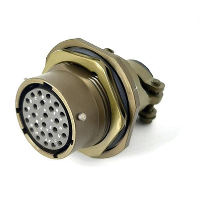 MSW07A16-26S-SR by Milspecwest, LLC - JAM NUT RECEPTACLE, WITH STRAIN
