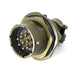 MSW07A16-8P-SR by Milspecwest, LLC - JAM NUT RECEPTACLE, WITH STRAIN