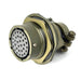 MSW07A18-32S-SR by Milspecwest, LLC - JAM NUT RECEPTACLE, WITH STRAIN