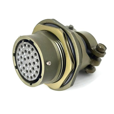 MSW07E18-32S-SR by Milspecwest, LLC - JAM NUT RECEPTACLE, WITH STRAIN