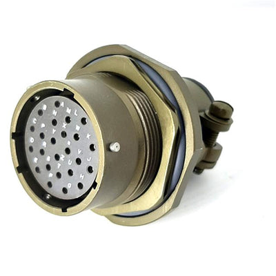 MSW07A20-24S-SR by Milspecwest, LLC - JAM NUT RECEPTACLE, WITH STRAIN