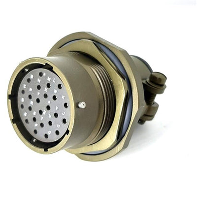 MSW07E20-24S-SR by Milspecwest, LLC - JAM NUT RECEPTACLE, WITH STRAIN