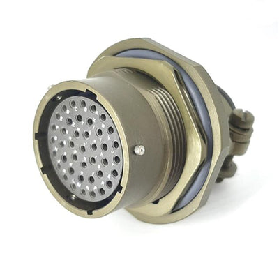 MSW07A20-41S-SR by Milspecwest, LLC - JAM NUT RECEPTACLE, WITH STRAIN