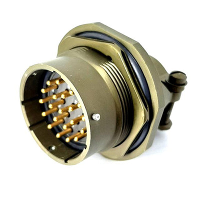 MSW07A22-21P-SR by Milspecwest, LLC - JAM NUT RECEPTACLE, WITH STRAIN
