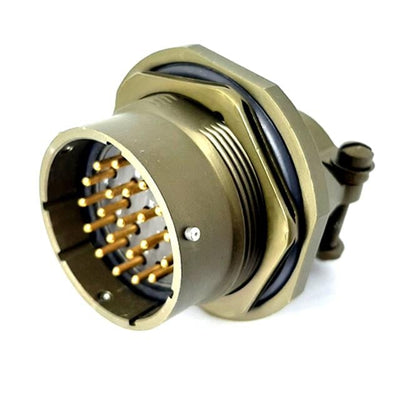 MSW07E22-21P-SR by Milspecwest, LLC - JAM NUT RECEPTACLE, WITH STRAIN