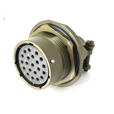 MSW07A22-21S-SR by Milspecwest, LLC - JAM NUT RECEPTACLE, WITH STRAIN