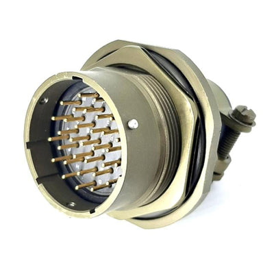 MSW07A22-32P-SR by Milspecwest, LLC - JAM NUT RECEPTACLE, WITH STRAIN