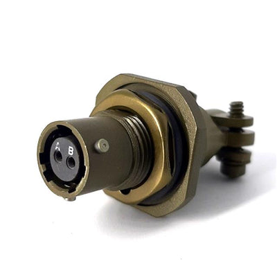 MSW07A8-2S-SR by Milspecwest, LLC - JAM NUT RECEPTACLE, WITH STRAIN