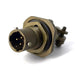 MSW07E8-33P-SR by Milspecwest, LLC - JAM NUT RECEPTACLE, WITH STRAIN
