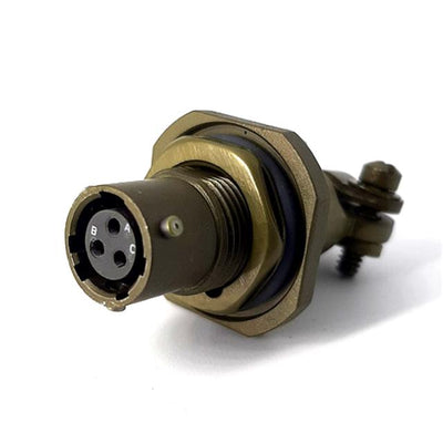 MSW07A8-33S-SR by Milspecwest, LLC - JAM NUT RECEPTACLE, WITH STRAIN