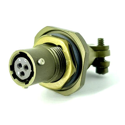MSW07A8-3S-SR by Milspecwest, LLC - JAM NUT RECEPTACLE, WITH STRAIN