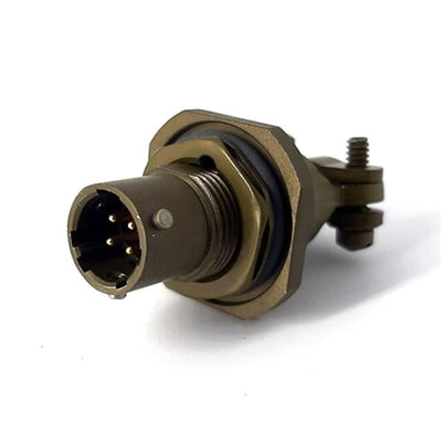 MSW07E8-4P-SR by Milspecwest, LLC - JAM NUT RECEPTACLE, WITH STRAIN