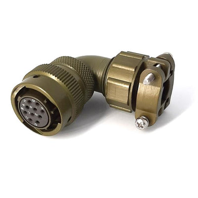 MSW08E12-10S-SR by Milspecwest, LLC - RIGHT ANGLE CABLE PLUG, WITH STR