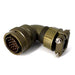 MSW08E14-19P-SR by Milspecwest, LLC - RIGHT ANGLE CABLE PLUG, WITH STR