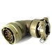 MSW08E18-11P-SR by Milspecwest, LLC - RIGHT ANGLE CABLE PLUG, WITH STR