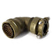 MSW08E18-32P-SR by Milspecwest, LLC - RIGHT ANGLE CABLE PLUG, WITH STR