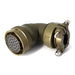 MSW08E18-32S-SR by Milspecwest, LLC - RIGHT ANGLE CABLE PLUG, WITH STR