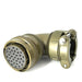 MSW08E22-32S-SR by Milspecwest, LLC - RIGHT ANGLE CABLE PLUG, WITH STR
