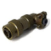 MSW08E8-33P-SR by Milspecwest, LLC - RIGHT ANGLE CABLE PLUG, WITH STR