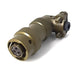 MSW08E8-33S-SR by Milspecwest, LLC - RIGHT ANGLE CABLE PLUG, WITH STR