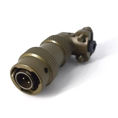 MSW08E8-4P-SR by Milspecwest, LLC - RIGHT ANGLE CABLE PLUG, WITH STR