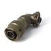 MSW08E8-4P-SR by Milspecwest, LLC - RIGHT ANGLE CABLE PLUG, WITH STR