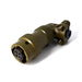 MSW08E8-4S-SR by Milspecwest, LLC - RIGHT ANGLE CABLE PLUG, WITH STR