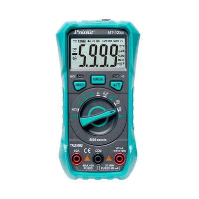 MT-1236 by Eclipse Tools - 3-5/6 True-RMS Compact DMM