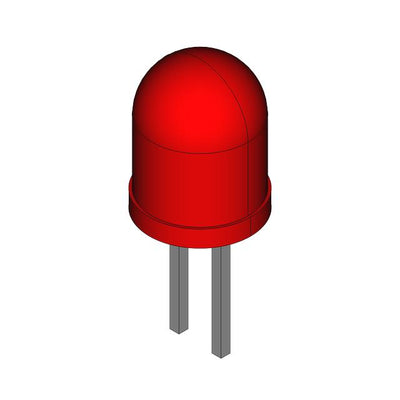 MV50152 by Fairchild Semiconductor - SINGLE COLOR LED, STANDARD RED,
