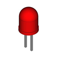 MV8317 by Fairchild Semiconductor - SINGLE COLOR LED, SUPER YELLOW,