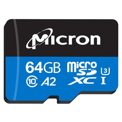 MTSD064AMC8MS-1WT by Micron Technology Inc. - MICRON INDUSTRIAL MICROSD CARD 6