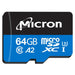 MTSD064AMC8MS-1WT by Micron Technology Inc. - MICRON INDUSTRIAL MICROSD CARD 6