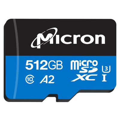 MTSD512ANC8MS-1WT by Micron Technology Inc. - MICRON INDUSTRIAL MICROSD CARD 5