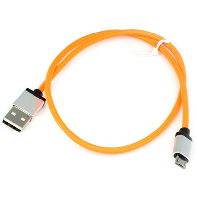 Micro USB Cable (Orange) by Aconno - CABLE MicroUSB2.0A-Mcr 0.5m Orange