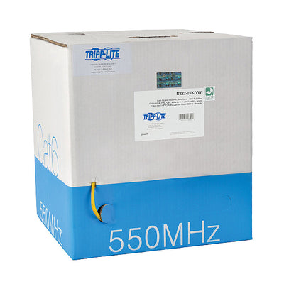 N222-01K-YW by Tripp Lite - CABLE CAT6 8COND 23AWG YLW 1000