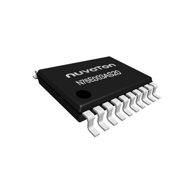 N76E003AS20 by Nuvoton Technology Corporation - LOW PIN COUNT 8051 SERIES; 2.4V