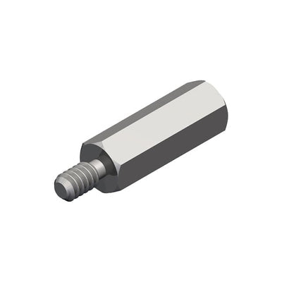 NAS1829C4G28 by RAF Electronic Hardware - STAINLESS STEEL 1/4 HEX MALE/FEM