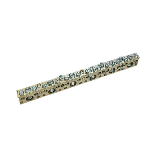 NBCE-0615-2 by Ilsco - NEUTRAL BAR, (6)1/0-14AWG, (15)6