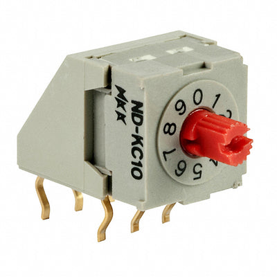 NDKC10H by NKK Switches - SW ROTARY DIP BCD COMP 100MA 5V