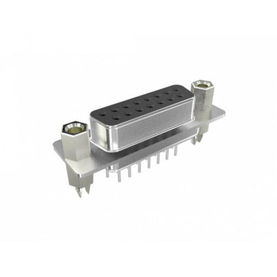 NFD17A15SBFE1DA by Amphenol ICC (Commercial Products) - D-SUB, 15 PIN SOCKET, VERTICAL,