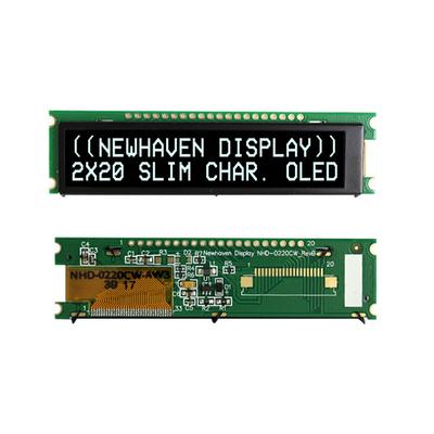 NHD-0220CW-AW3 by Newhaven Display Intl - OLED MODULE 40DIG 20 X 2