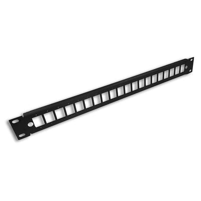 NHPK120BK by Switchcraft Inc. - 1RU PANEL, 20 POSITION NH SERIES