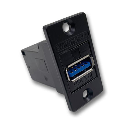 NHUSB3AAB by Switchcraft Inc. - NH SERIES NARROW MODULAR PANEL C