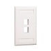 NK2FIGY by Panduit Corp - FACEPLATE SNGL GANG 2PORT BLK