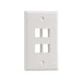 NK4FNEI by Panduit Corp - FACEPLATE SNGL GANG 4PORT IVORY