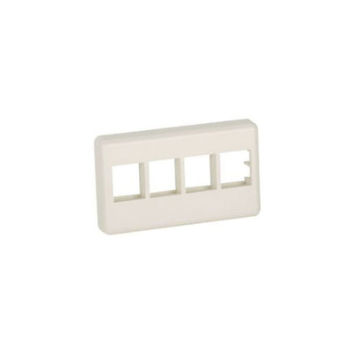 NK4MFIW by Panduit Corp - FACEPLATE 4PORT OFF WHITE