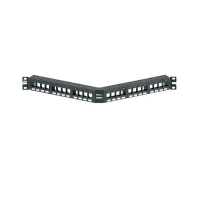 NKPPA24FMY by Panduit Corp - PATCH PANEL 24 PORT 1 ROW ANGLED