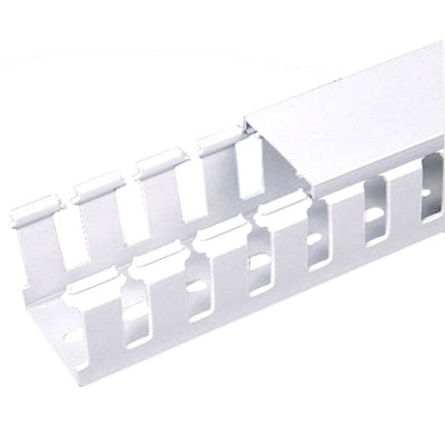 NNC37X75WH2 by Panduit Corp - WIRE DUCT SLOTTED 2PC SCRW 6.56