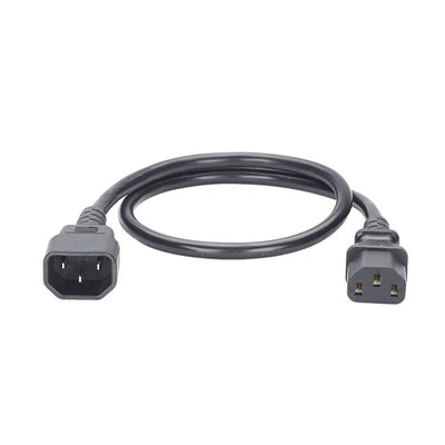 NPCA12-X by Panduit Corp - CORD 18AWG IEC320C14 - 320C13 3